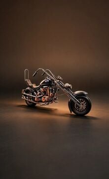 Dekoratif Metal Motosiklet 46,5cm