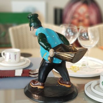 Aşçı Biblo Şişe Tutucu Yeşil