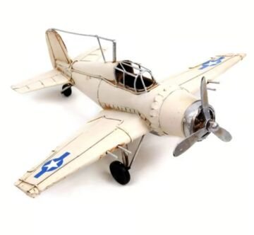 Dekoratif Metal Uçak