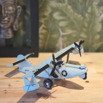 Dekoratif Metal Uçak