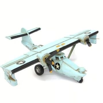 Dekoratif Metal Uçak