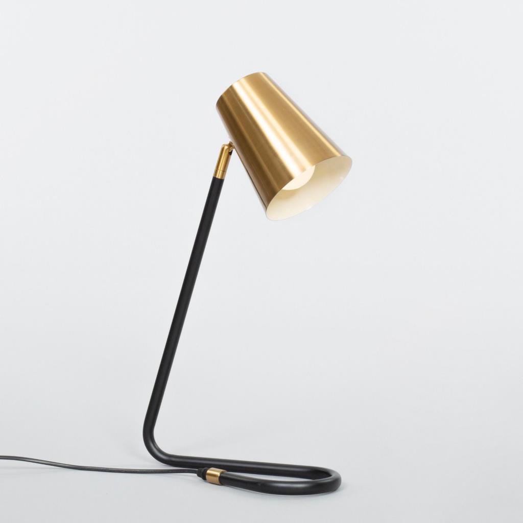 Metal Masa Lambası Altın