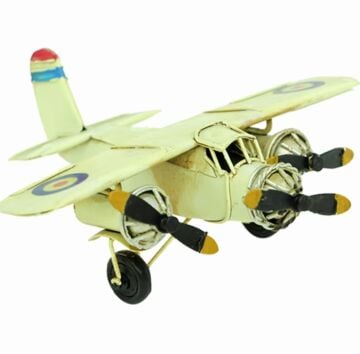 Dekoratif Metal Mini Uçak