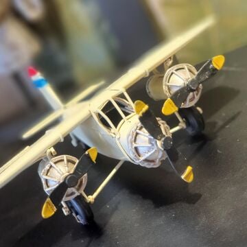 Dekoratif Metal Mini Uçak