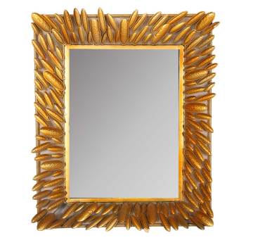 Lux Gold Dikdörtgen Duvar Aynası