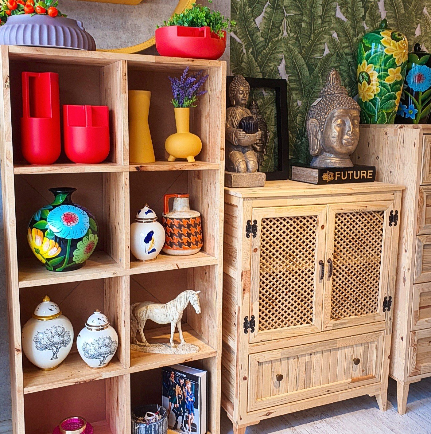 Doğal Gala Ahşap Raf&Kitaplık