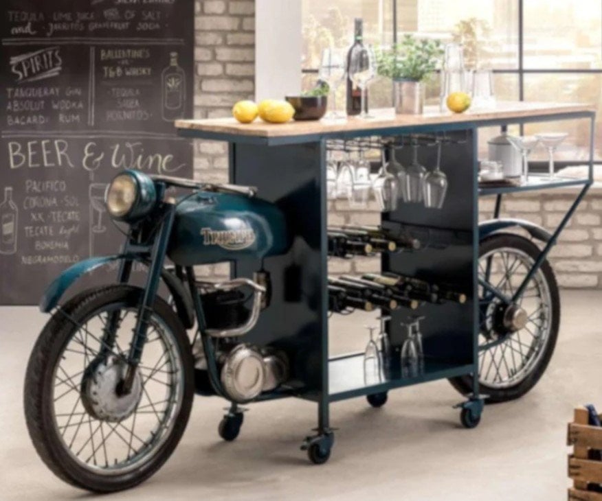 Trıumph Bisikletli Bar Konsol Model