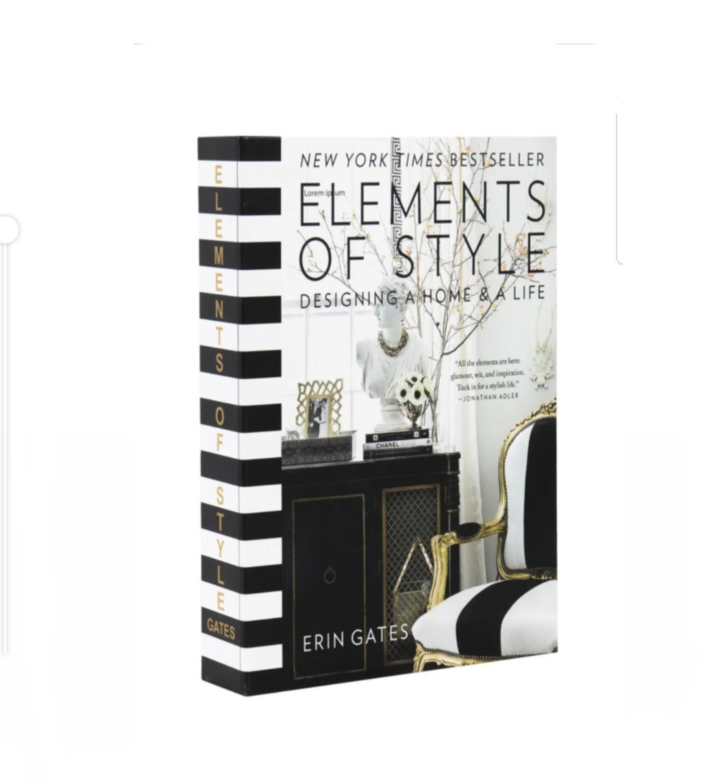 Elements Of Style Açılır Dekoratif Kitap Kutusu