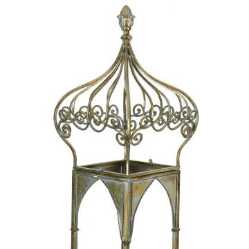 Rusty Dekoratif Metal Piramit Raf