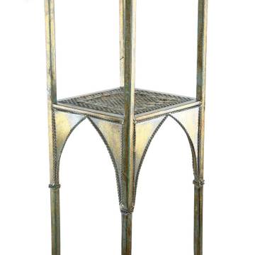 Rusty Dekoratif Metal Piramit Raf