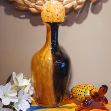 Toplu Vazo Amber-Siyah Küçük Boy 43cm