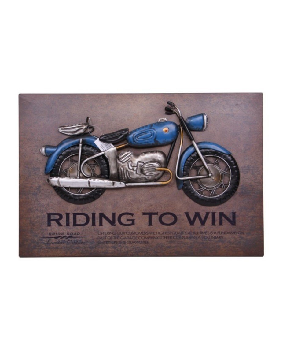 Metal Dekoratif Motosiklet Pano