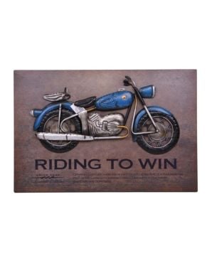 Metal Dekoratif Motosiklet Pano