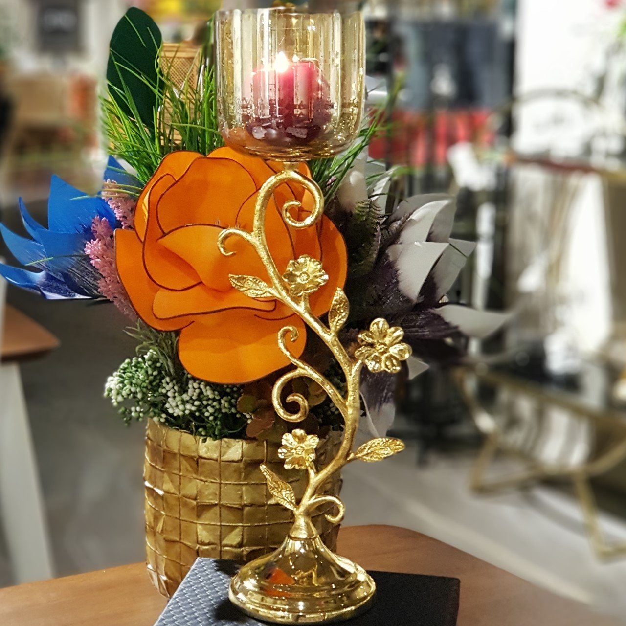 Papatya Büyük Boy Mumluk