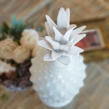 Beyaz Dekoratif Ananas
