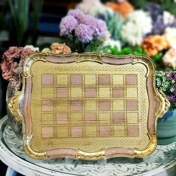 Monaroza Gül Ağacı Tepsi Büyük Boy Model-4