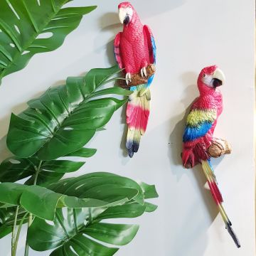 Papağanlar İkili Duvar Dekoru