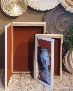 Fashıon Desenli Aynalı Kitap Kutu 2'li Set