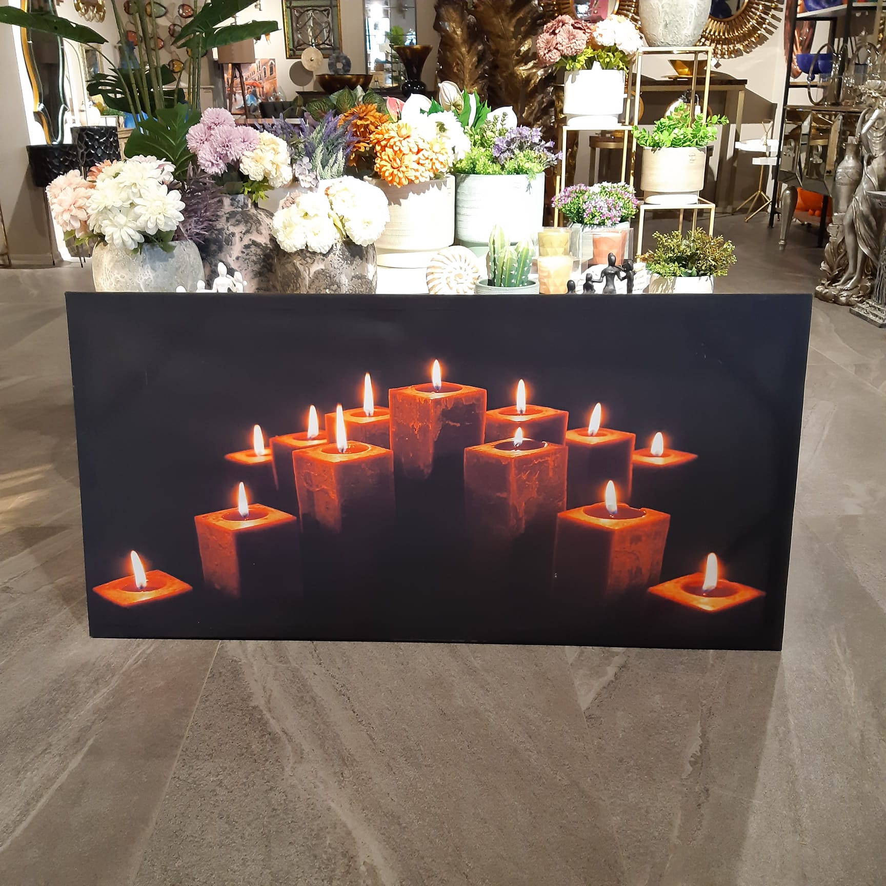 Mumlar 60cmX120cm Led Işıklı Tablo