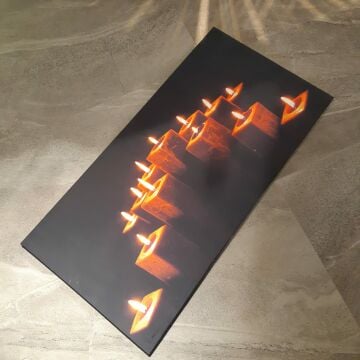 Mumlar 60cmX120cm Led Işıklı Tablo
