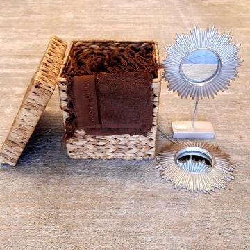 Kare Kutu Kapaklı Hasır Düzenleyici Küçük Boy