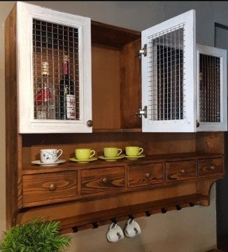 Ahşap Tasarım Nostaljik Terek Büyük Boy