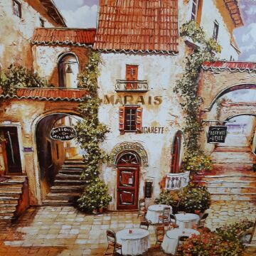 60cmX120cm Çerçevesiz Nicolas Tablo