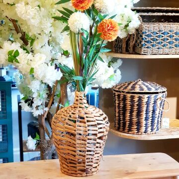 Su Sümbülü Vintage Vazo