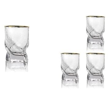 Twist Gold 4lü Meşrubat Bardağı 280ml