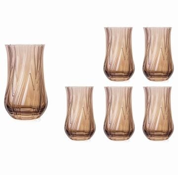 Sacallop Rose 6lı Meşrubat Bardağı 410ml