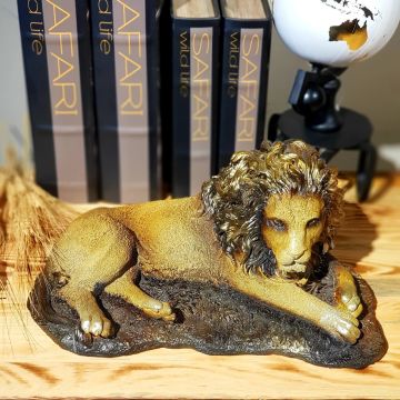 Aslan Dekoratif Biblo Büyük Boy