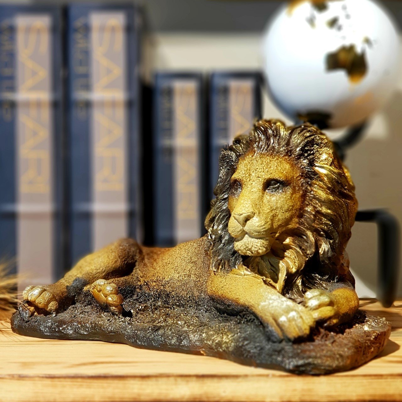 Aslan Dekoratif Biblo Büyük Boy
