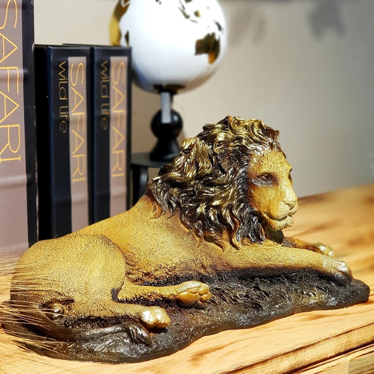 Aslan Dekoratif Biblo Büyük Boy