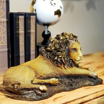 Aslan Dekoratif Biblo Büyük Boy