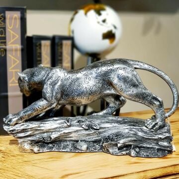 Leopar Dekoratif Biblo Büyük Boy