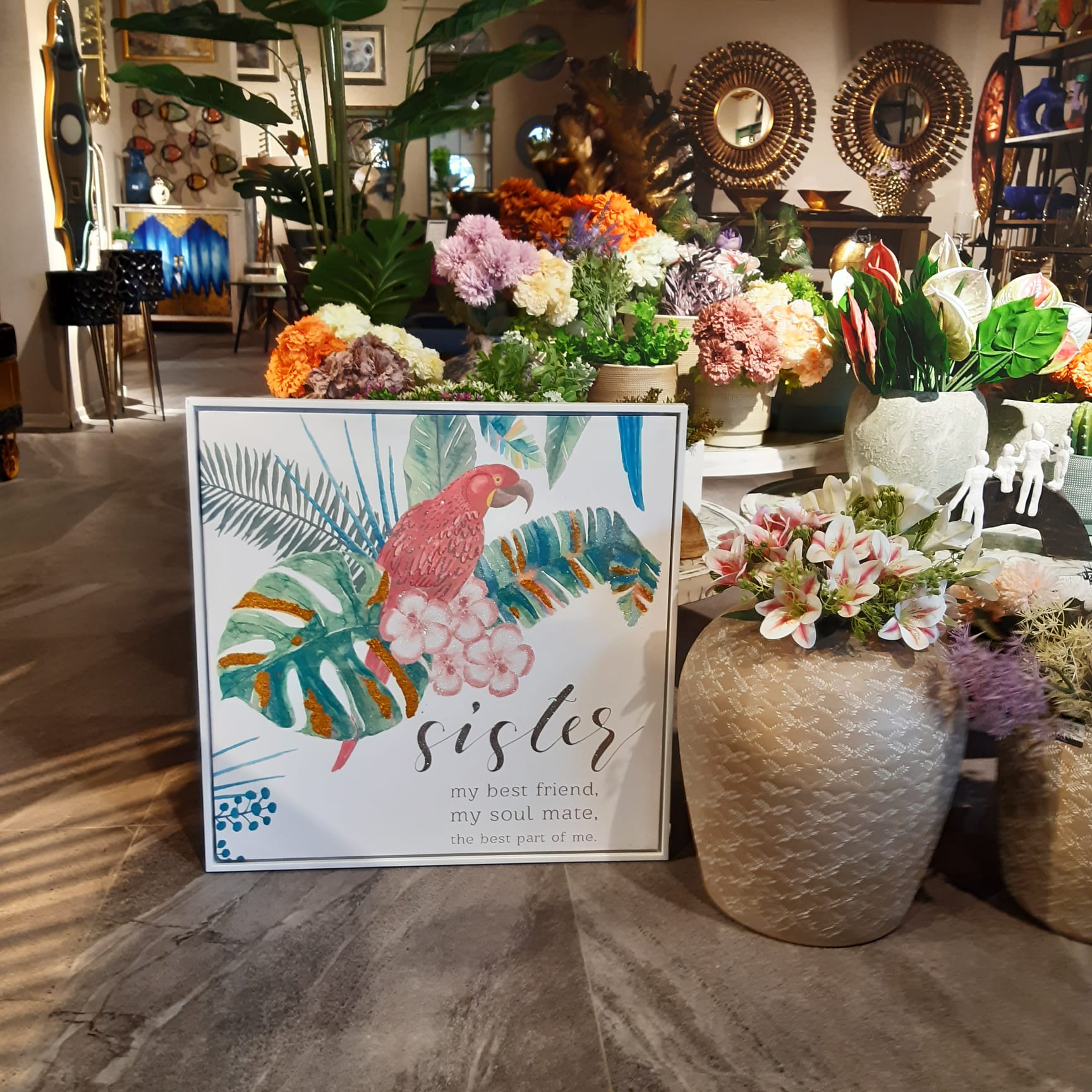 63cmX63cm Beyaz Çerçeveli Tablo