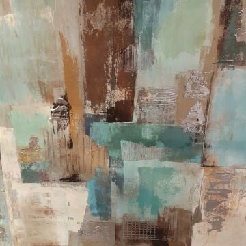 75cmX100cm Gümüş Çerçeveli Tablo