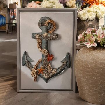 40cmx60cm Gümüş Çerçeveli Tablo