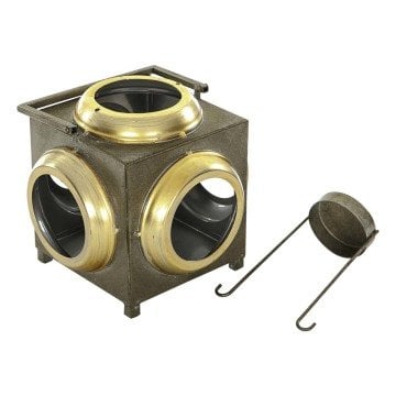 Pim Bronz Metal Saplı Mumluk