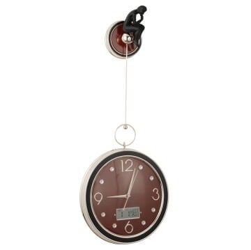 Radin Bordo Duvar Saati