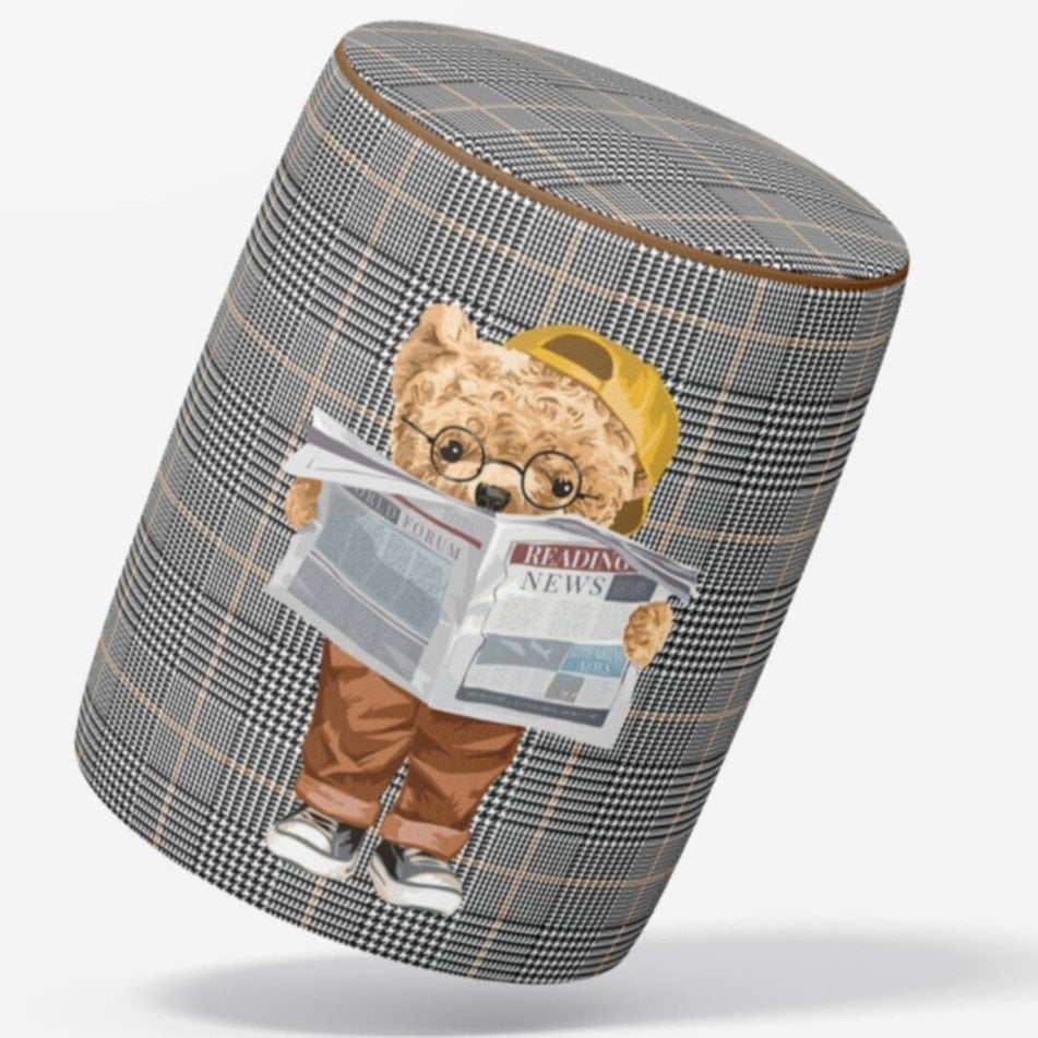 Teddy Gazeteci Modern Puf