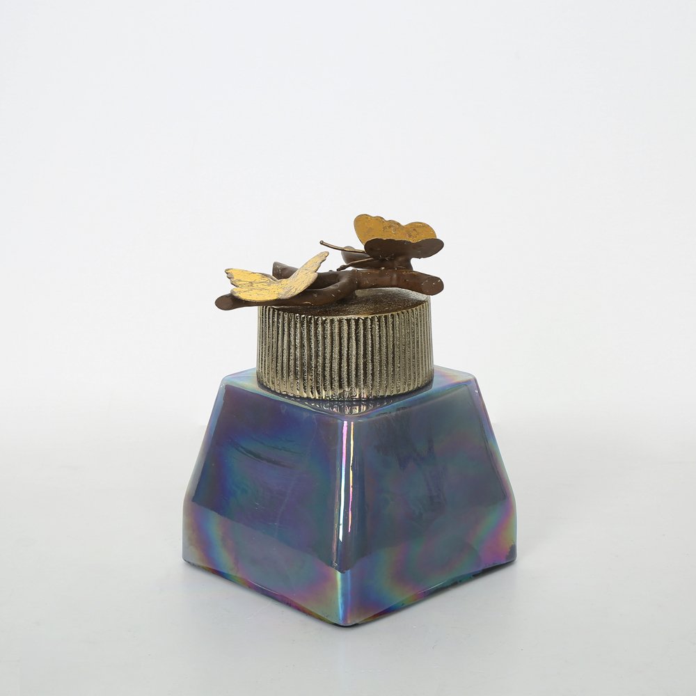 Turkuaz Cam Kavanoz Küçük Boy