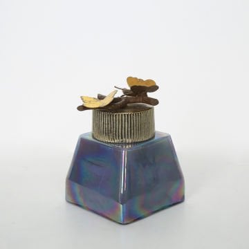 Turkuaz Cam Kavanoz Küçük Boy