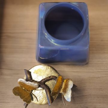 Turkuaz Cam Kavanoz Küçük Boy