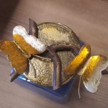 Turkuaz Cam Kavanoz Küçük Boy