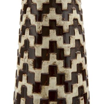 Seramik Piksel Kahve Vazo