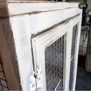 Çift Kapaklı Nostaljik Tel Dolap
