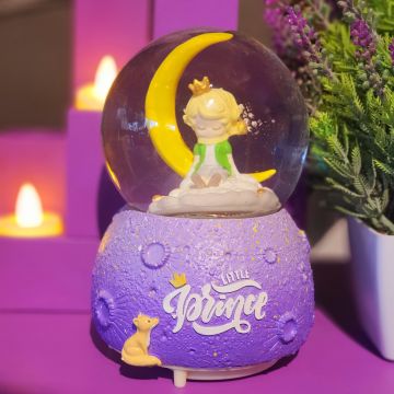 Kar Küresi Küçük Prens Mor
