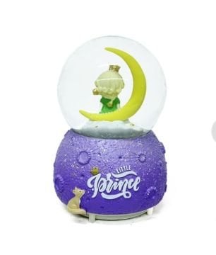 Kar Küresi Küçük Prens Mor