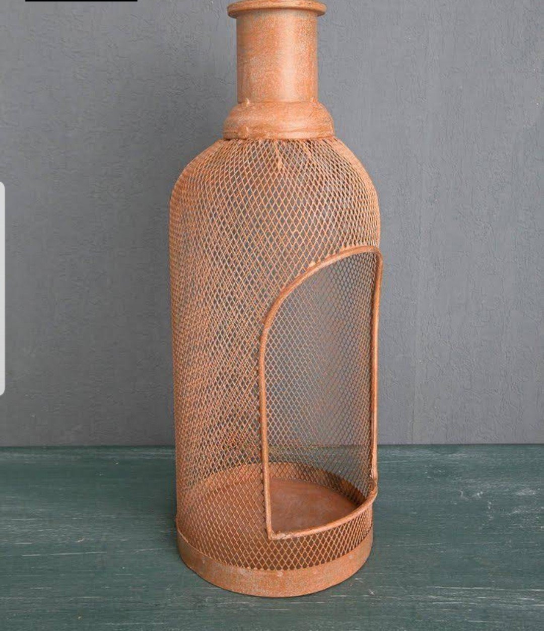 Pudra Pembe Metal Şişe Model Mumluk